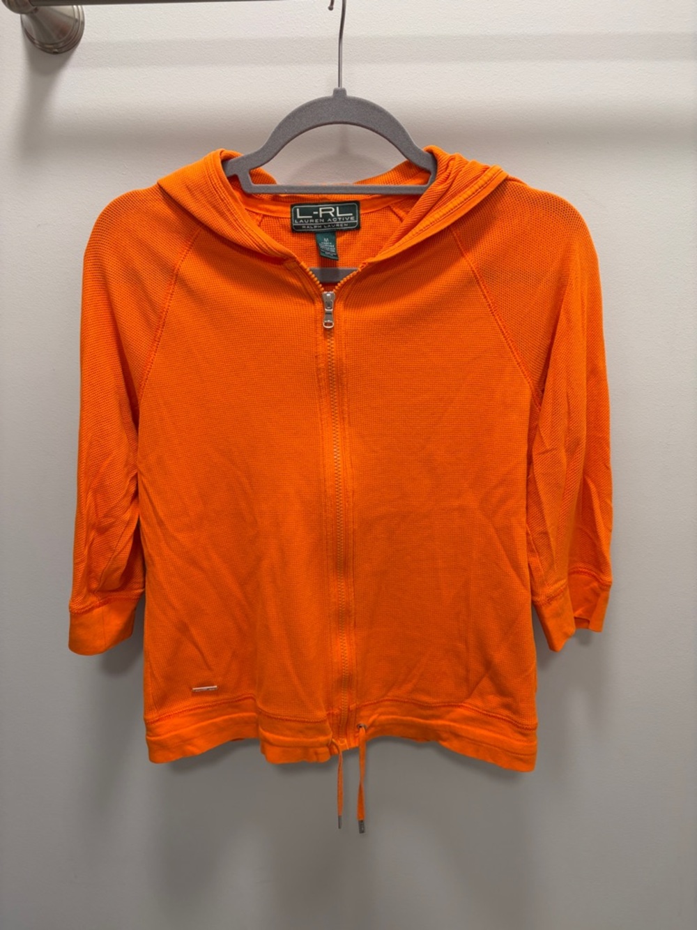 L-RL Lauren Active Orange Zip Hoodie
